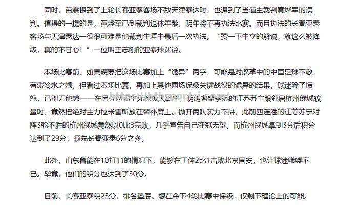 比赛中出现的争执事件引起了裁判的干预